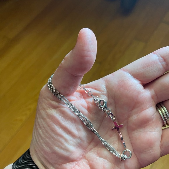 QVC sterling 925 with rose gold accents bracelet - Picture 4 of 7